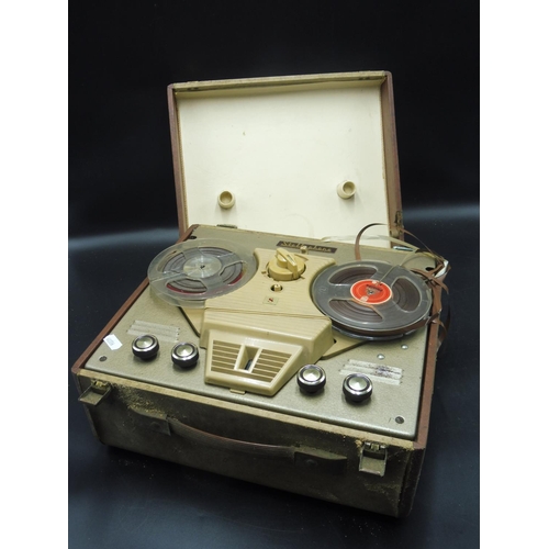 480 - Stellaphone (Philips) Reel To Reel Tape Player Recorder 1950s