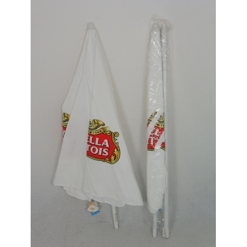 583 - Two Stella Artois Parasol's