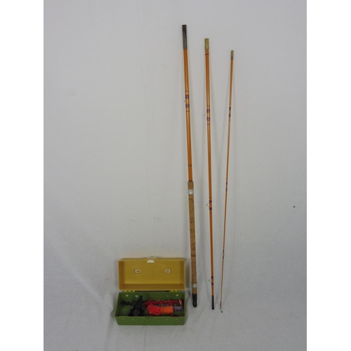 586 - Collection of fishing tackle to include reel