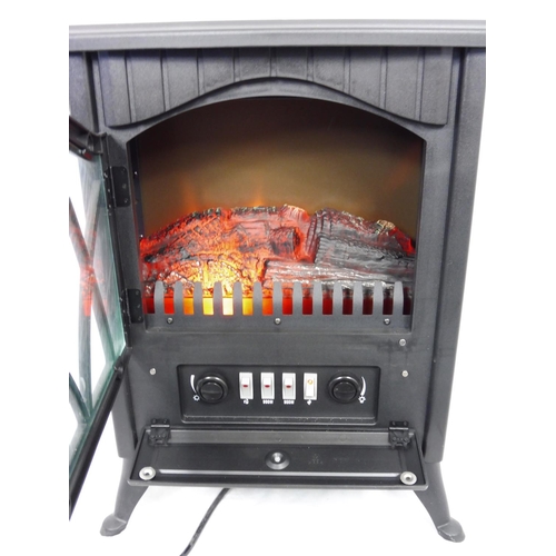 489 - Electric Stove Style Fire, Working