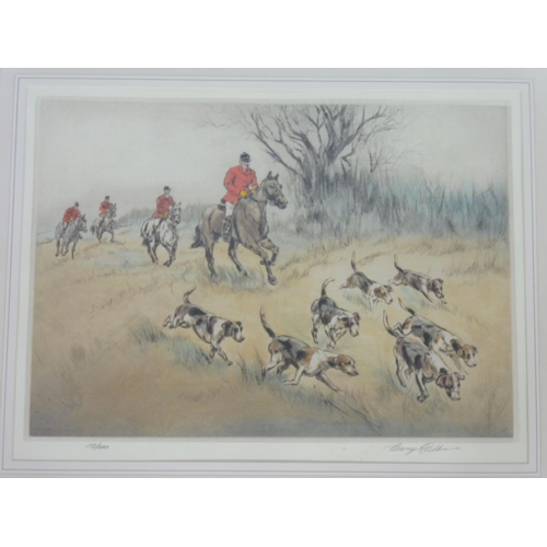 11 - Henry Wilkinson Limited Edition Coloured Lithographic Print (175 of 200) depicting Hunting Scene (24... 