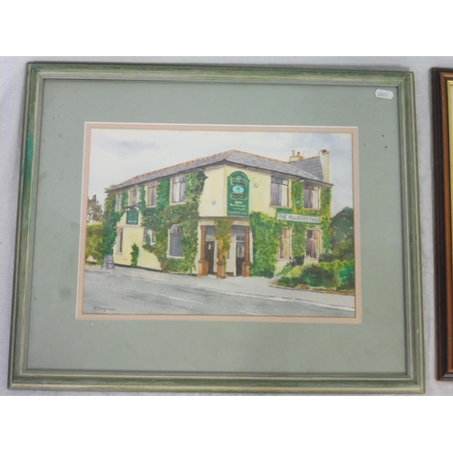 33 - B Degrassi Framed and glazed Watercolour of The Mulberry Tree together with Framed and Glazed Limite... 