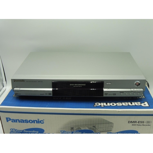 138 - Panasonic DMR-E55 DVD Recorder in box with Instructions