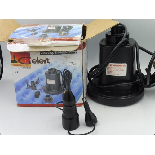 144 - Electric Gelert air pump in box