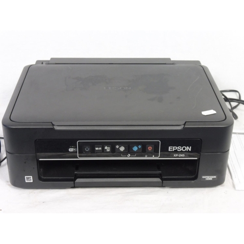 159 - Epson XP-245 printer with instructions and power lead (wireless)