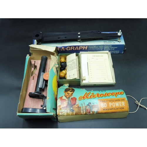 177 - Selection of Vintage Games including Microscope, Nine Men's Morris, Birds Eye View, and Sketch-A-Gra... 