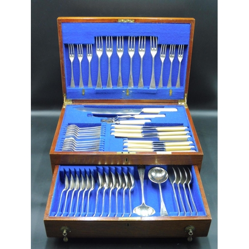 15 - An early 20th Century Canteen of Flatware and Cutlery, retailed by Jays of 142-144 Oxford Street, Lo... 