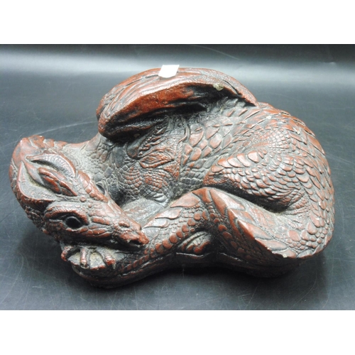 63 - Heavy Red Dragon Figure