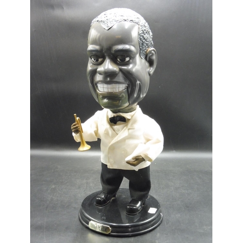 Louis Armstrong Animated Singing Figure Toy (Its a Wonderful World)