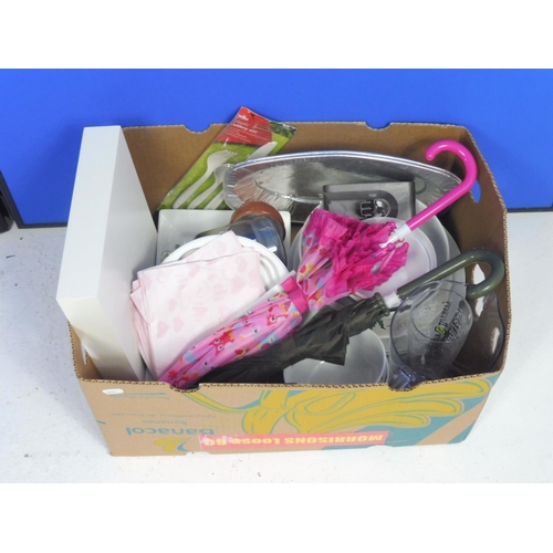 252 - Mixed Lot including Dyson Battery, Measuring Jug, Plates, Candles and More