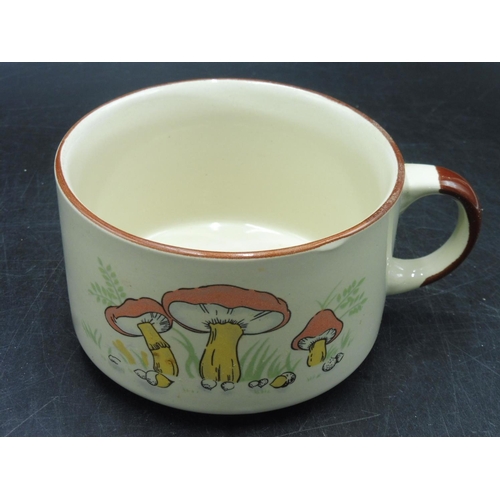 277 - Four Antique Stoneware Soup Cups