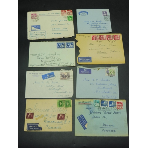 288 - Selection of Air Mail Covers including Nairobi, Kenya, Canada and More