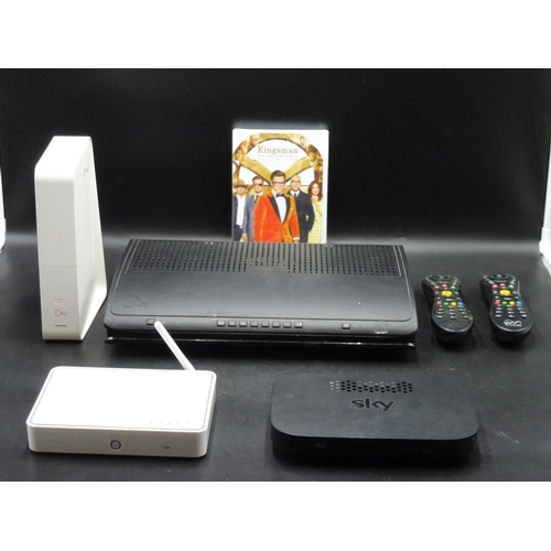 35 - Collection of Tv Boxes to include Sky