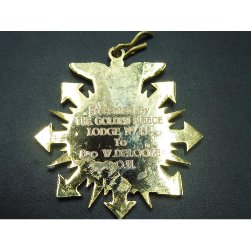 91 - Order of The Buffaloes Millennium Peace for all Time Jewel Presented by The Golden Fleece Lodge ( Br... 