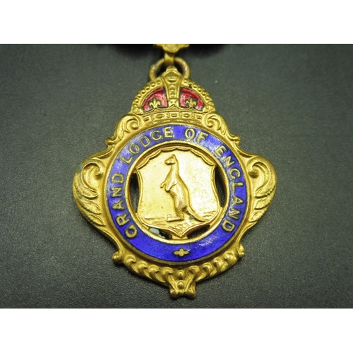 93 - Order of The Buffaloes Grand Lodge of England Jewel (Brother Kenneth Edmonds 1969)