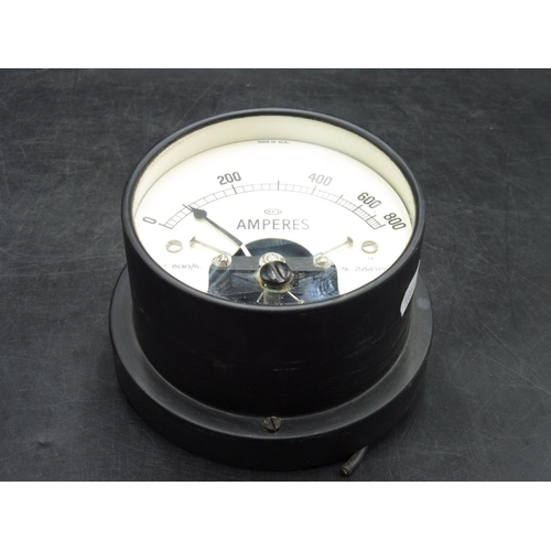 55 - Vintage Metal Cased AEI amp meter (12cm)