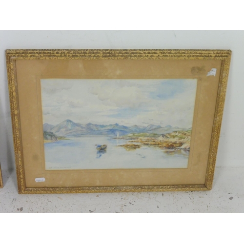 69 - Two Framed and Glazed Watercolours - P Derwin & ALR Calderwood