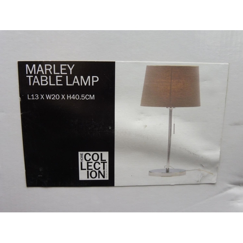 158 - New Marley Table Lamp complete with original box