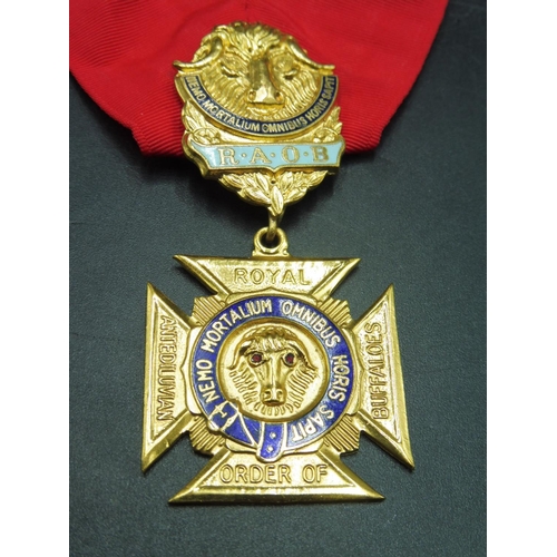 167 - Royal Order of The Buffaloes Collarette with Jewel