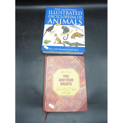 722 - You and Your Rights Book and a Marshall Illustrated Encyclopedia of Animals (Over 2,000 Illustration... 