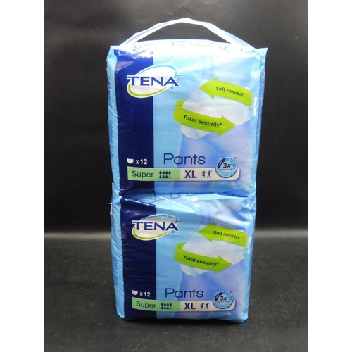 724 - Two Packs of 12 x Tena Pants Super XL New item