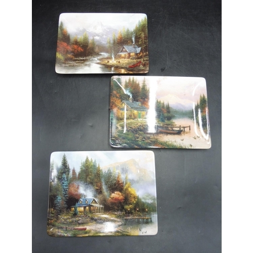 90 - Three Thomas Kinkade Collectors Plate's from The End of The Perfect Day Series