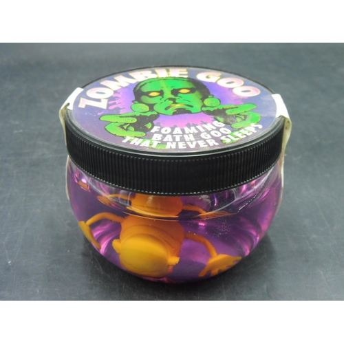 79 - Zombie Goo Foaming Bath Goo That Never Sleeps with Character Figurine inside Sealed Jar