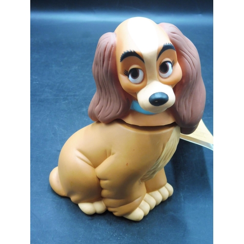 89 - Disney's Lady and the Tramp Bath and Shower Foam Character Figurine