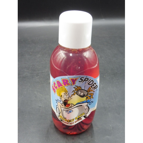 91 - Scary Spider Bubble Bath with Toy Spider inside of Bottle