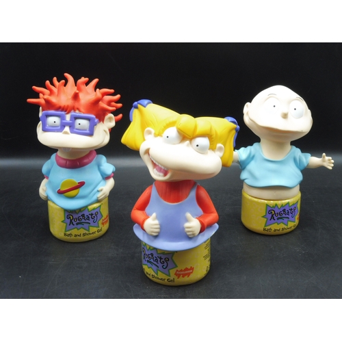 280 - Three Rugrats Bath and Shower Gel Collectors Figures