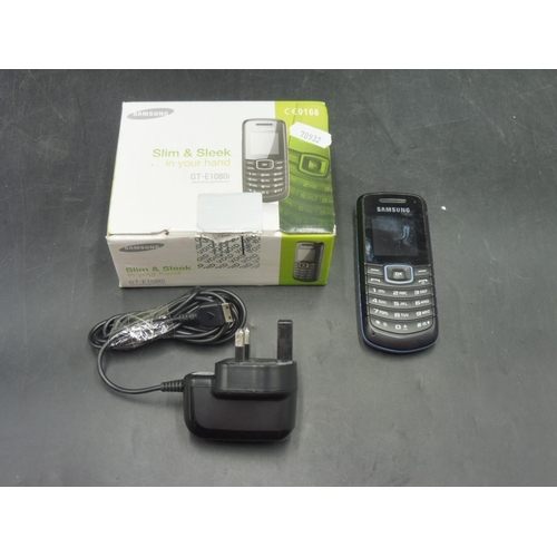 12 - Samsung Mobile Phone complete with charger and box