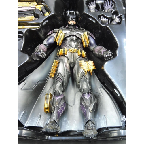 255 - DC Comics Variant Play Arts Kai No. 14 Batman Armoured Action Figure Boxed