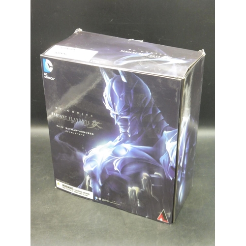 255 - DC Comics Variant Play Arts Kai No. 14 Batman Armoured Action Figure Boxed