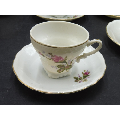 209 - Fifteen Piece Floral Tea Set including Teapot