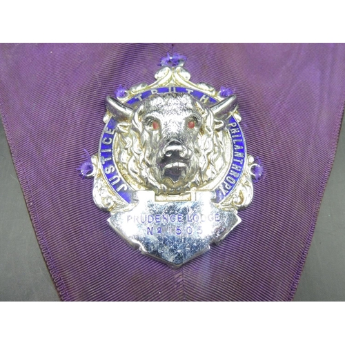 213 - Selection of 8 Royal Order of The Buffaloes Alderman of Benevolence Jewelled Collars including City ... 