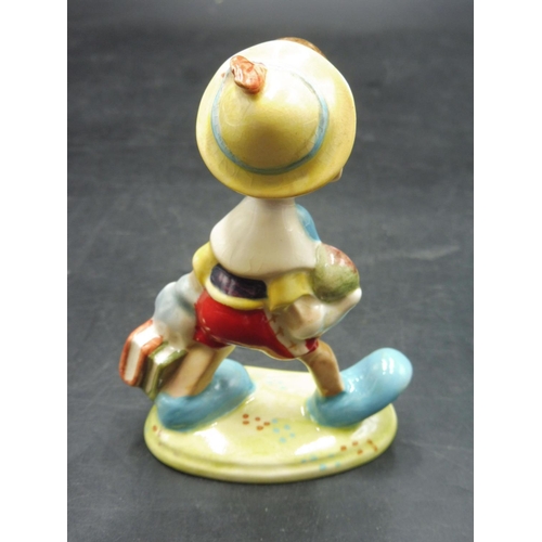 316 - Walt Disney Beswick 'Pinocchino' Figurine with gold Back Stamp (4