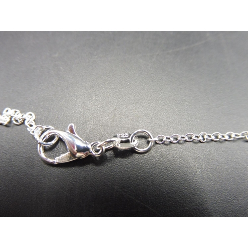 349 - Two Love heart Pendants on Silver Chains