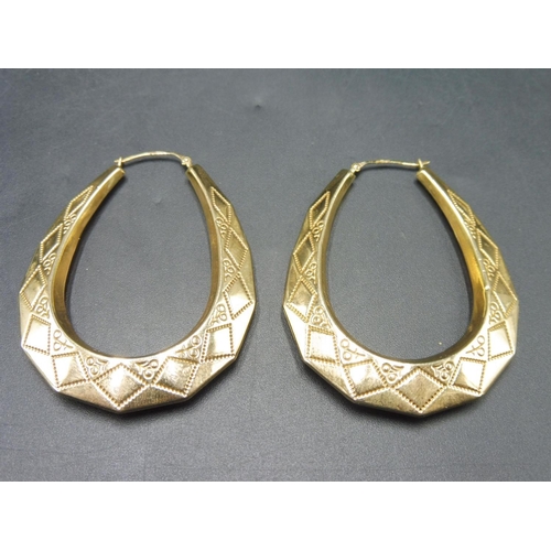 406 - Pair of Hallmarked Gold 9ct Earrings (5.15g)