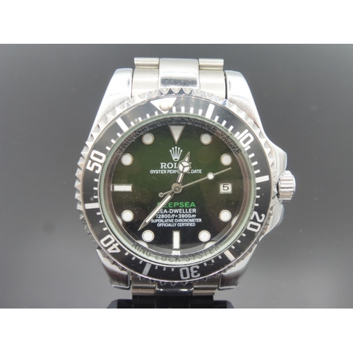 412 - Rolex Oyster Perpetual Watch ( unauthenticated and Presumed Replica)