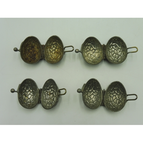 354 - Four Vintage Easter Egg Mould's