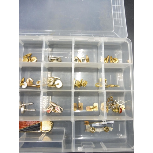 25 - Selection of Various Rolled Gold Cuff links and Tie Pins