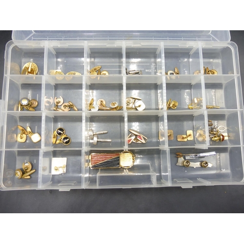 25 - Selection of Various Rolled Gold Cuff links and Tie Pins