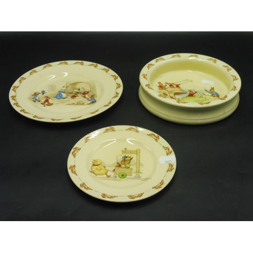 39 - Three Pieces of Royal Doulton Bunnykins to include Bowl & plates