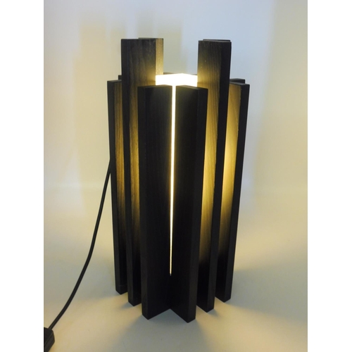 44 - Wood Effect table Lamp