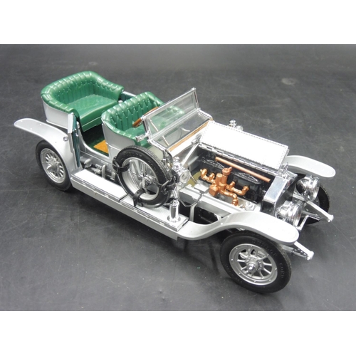 133 - Model of Rolls Royce 1907 Silver Ghost in Presentation Case