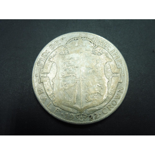 239 - George V Silver 1922 Half Crown