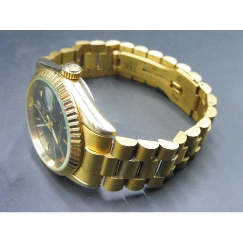 274 - Rolex Oyster Perpetual Date Just Automatic Gents Watch (Unauthenticated Presumed Replica) Working Wh... 