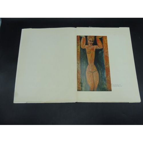 225 - 1958 Modigliani Art Book with 16 Original Colour Prints