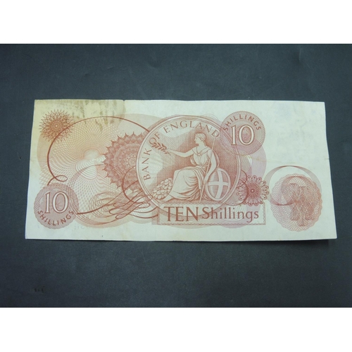 303 - J.S.F. Forde LNNL RB27 Series C 1967 Ten Shilling Note