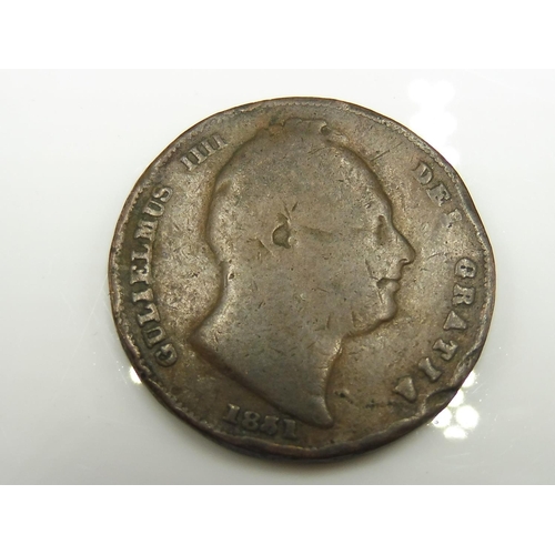 325 - 1831 William IV Farthing